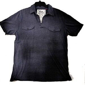 FCUK French Connection Men’s Short Sleeve Polo Shirt Gray Workwear Cotton S